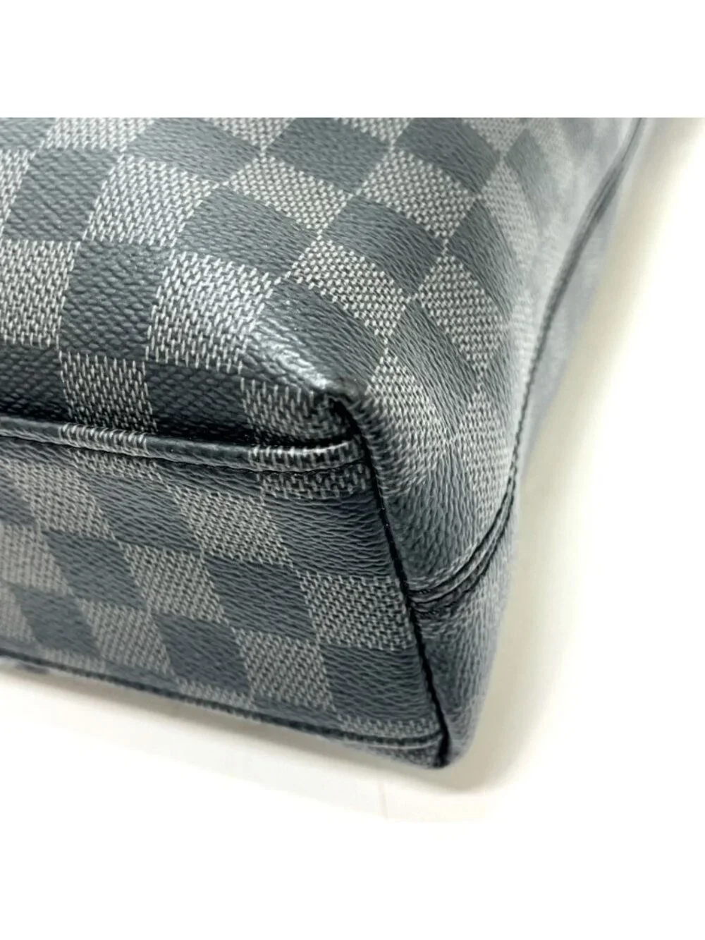 Louis Vuitton Tote Bag Anton Damier Graphite Canvas Noir Black